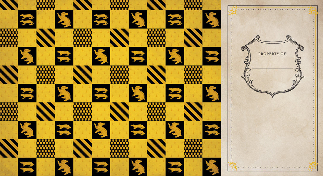 Harry Potter: Hufflepuff Hardcover Ruled Journal inside page 1