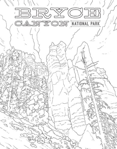 National Parks Poster Coloring Book inside page 4