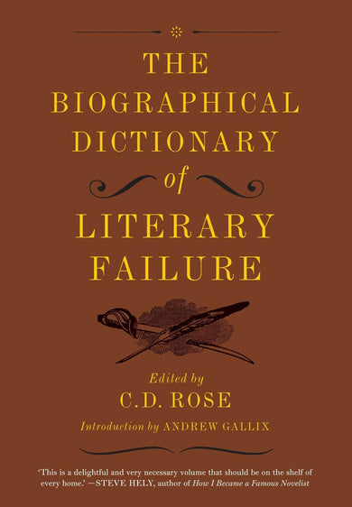 The Biographical Dictionary of Literary Failure-Lifestyle and Leisure-買書書 BuyBookBook