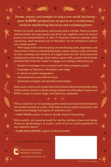 Poetry as Spellcasting US - Paperback / softback