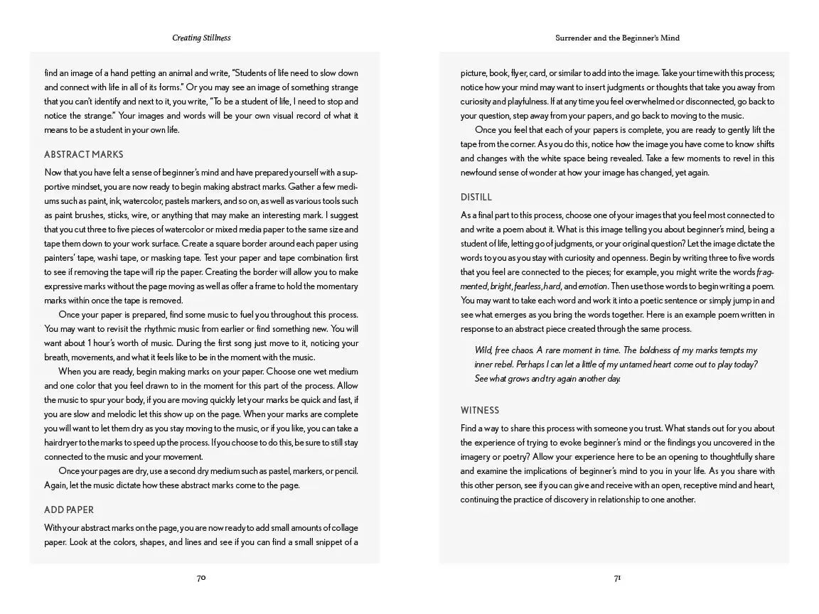 Creating Stillness US - Paperback / softback