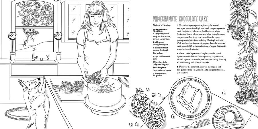 A Cozy Coloring Cookbook US - Paperback / softback