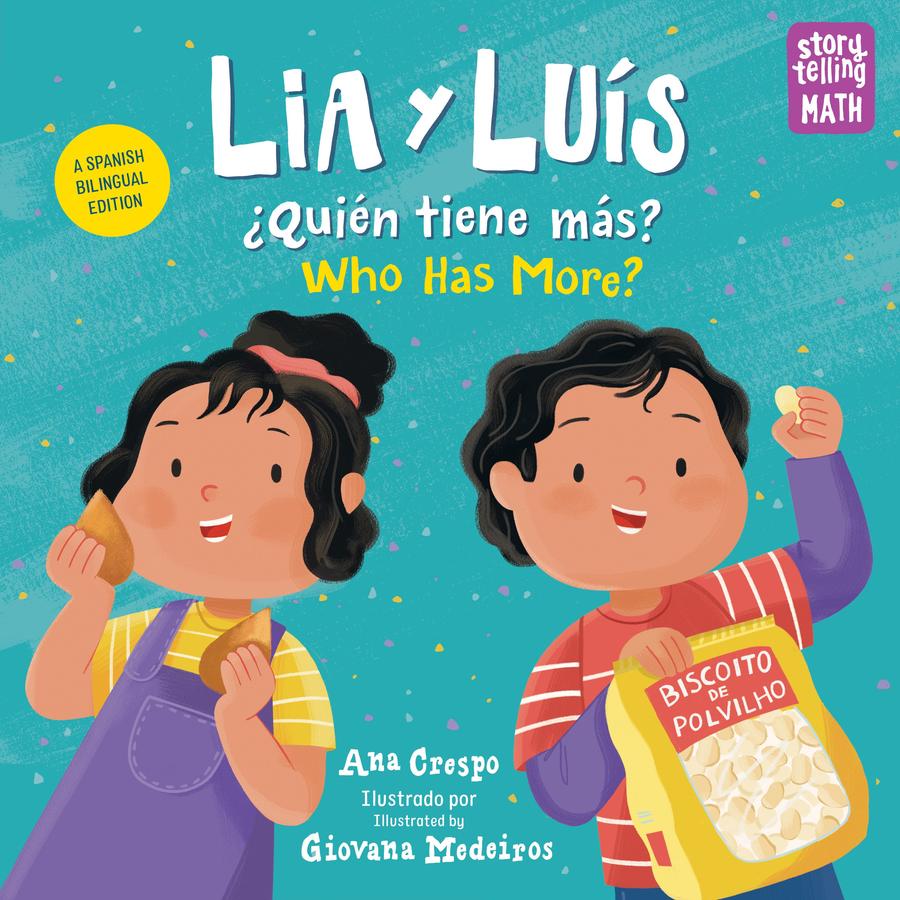 Lia y Luís: ¿Quién Tiene Más? / Lia & Luis: Who Has More? (Spanish Bilingual Edition)-Children’s / Teenage fiction: General and modern fiction-買書書 BuyBookBook