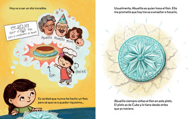 Abuelita y yo hacemos flan (Spanish Edition) interior 1 (ISBN 9781623543990)