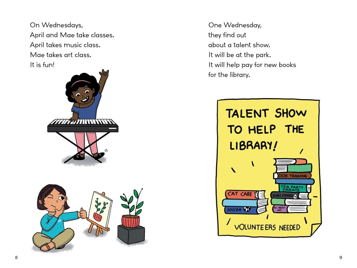 April & Mae and the Talent Show US - Paperback / softback