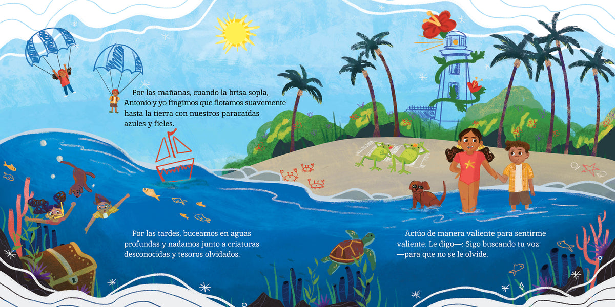 Nuestro techo es azul (Spanish Edition) interior 3 (ISBN 9781623544225)