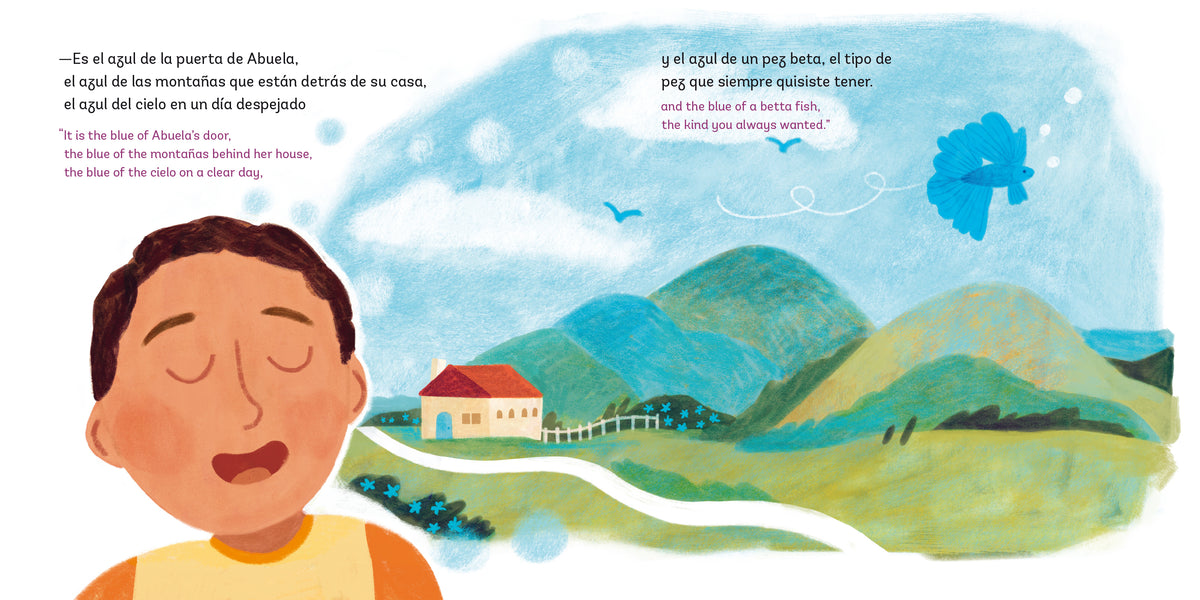 La sorpresa cerúlea de César / César's Cerulean Surprise (Spanish Bilingual Edition) interior 2 (ISBN 9781623544515)