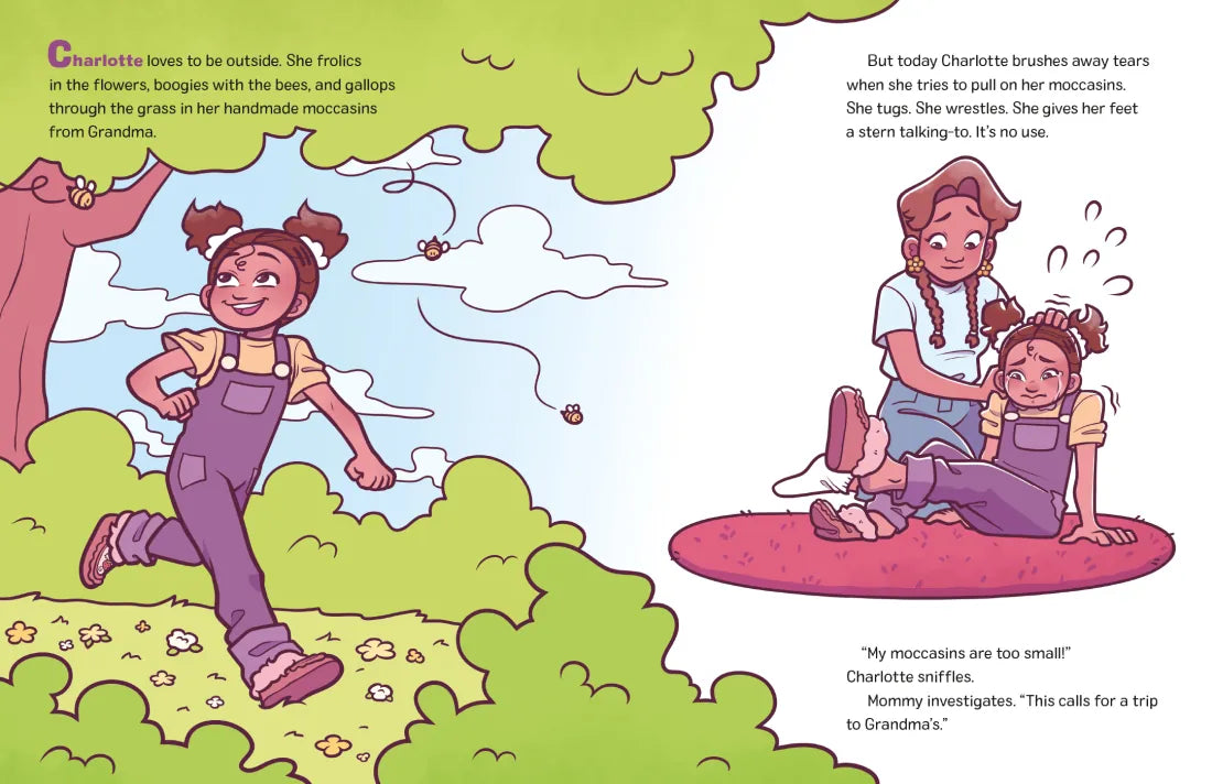 Charlotte's New Moccasins US - Hardback