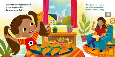Chef luna / Moon Chef (Spanish Bilingual Edition) interior 1 (ISBN 9781623546717)