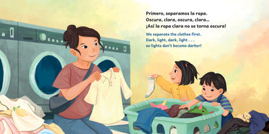 Clasifica, lava, ¡RUGE! / Sort, Wash, ROAR! interior 2 (ISBN 9781623547370)