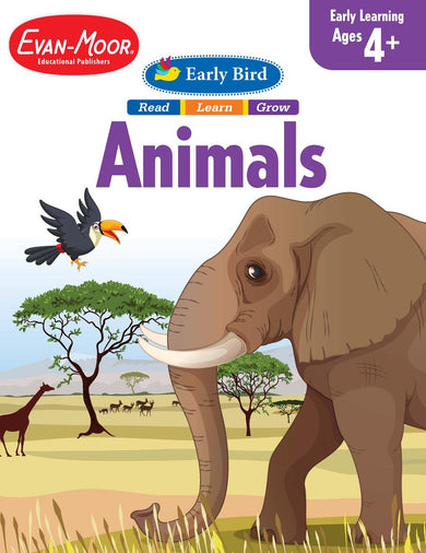 Early Bird: Animals, Age 4 - 5 Workbook-買書書 BuyBookBook