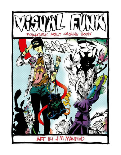 Visual Funk Street Art Adult Coloring Book-Lifestyle and Leisure-買書書 BuyBookBook