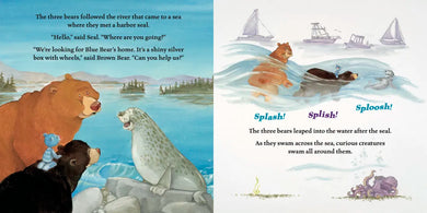 Three Bears of the Pacific Northwest US - Board book