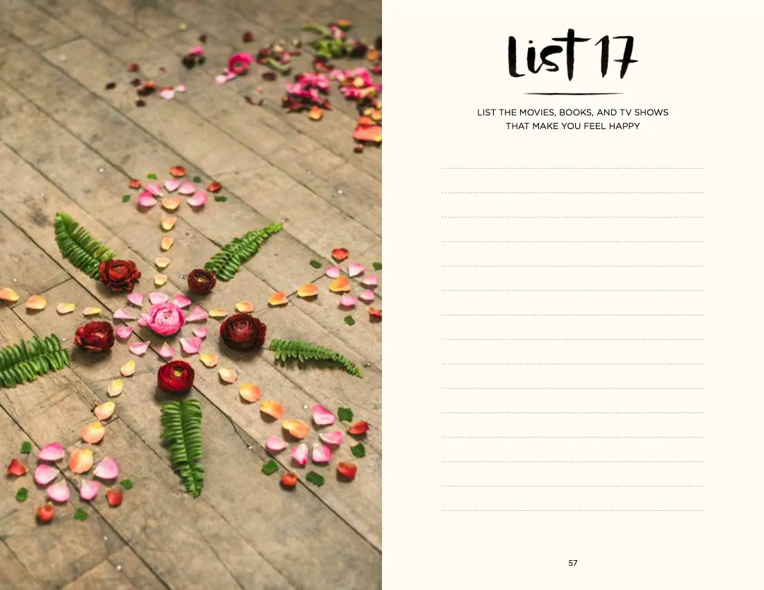 52 Lists for Happiness US - Diary or journal