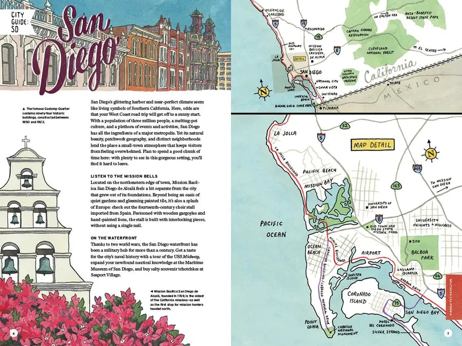 The Best Coast: A Road Trip Atlas US - Paperback / softback