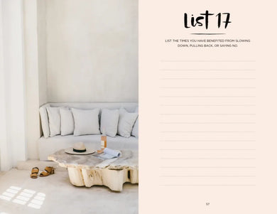 52 Lists for Calm US - Diary or journal