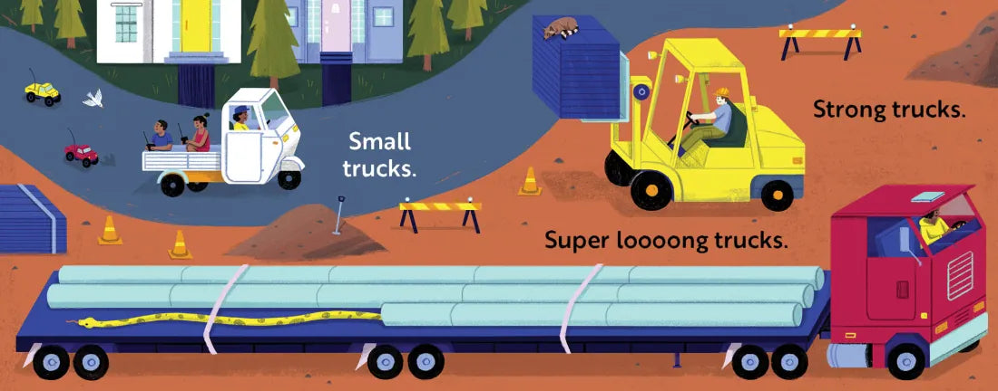Go, Trucks, Go! A Truck Book for Toddlers 1-3 US - Board book