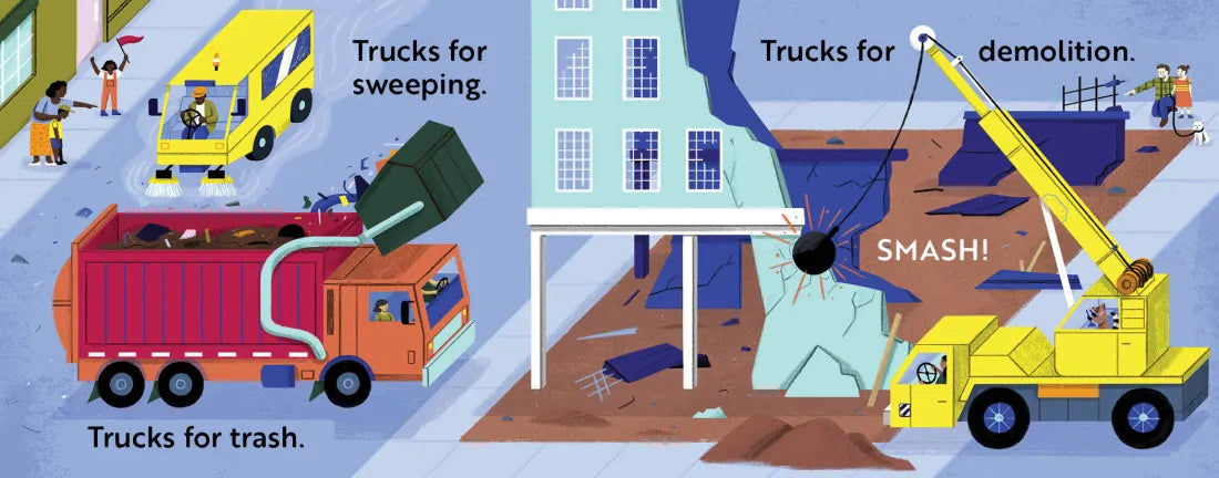 Go, Trucks, Go! A Truck Book for Toddlers 1-3 US - Board book