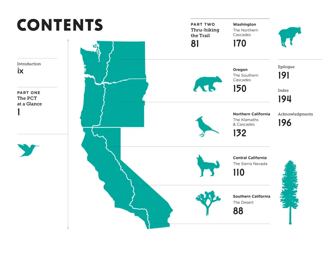 The Pacific Crest Trail US - Paperback / softback