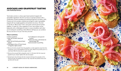 A Hearty Book of Veggie Sandwiches US - Hardback
