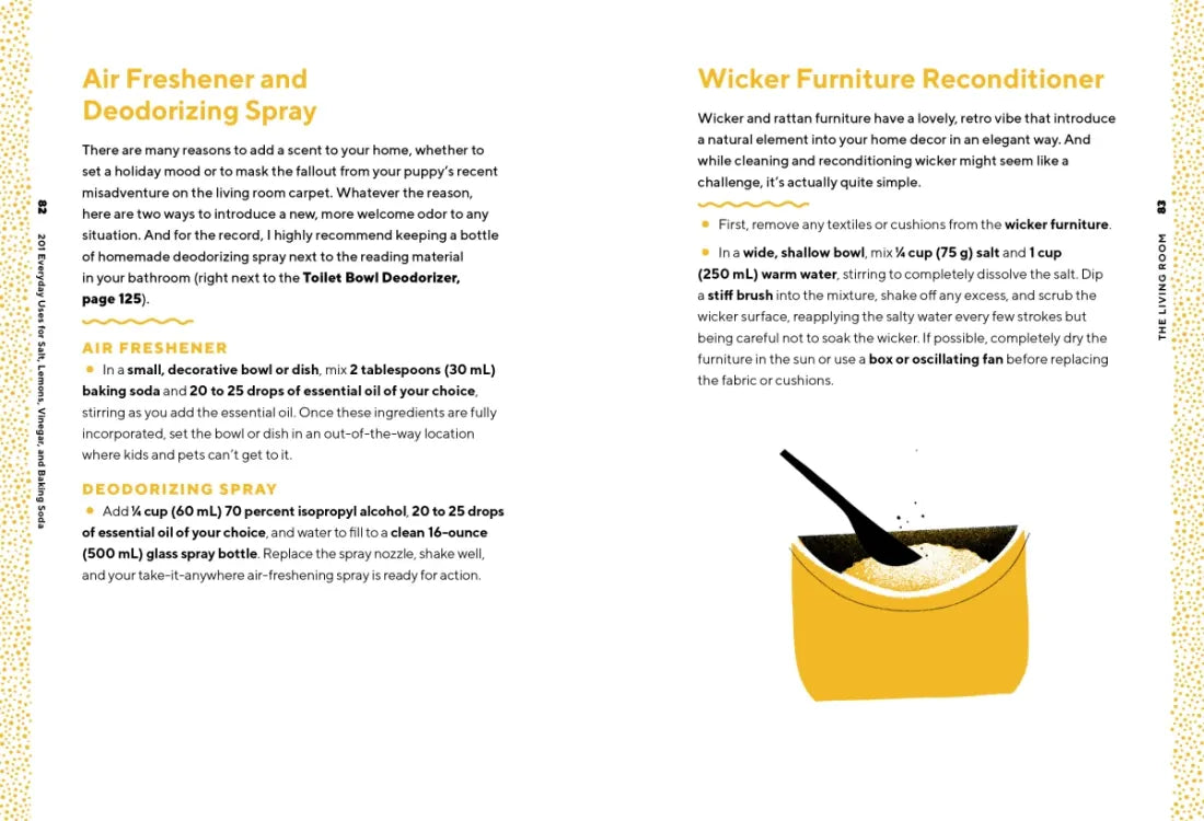 201 Everyday Uses for Salt, Lemons, Vinegar, and Baking Soda US - Paperback / softback