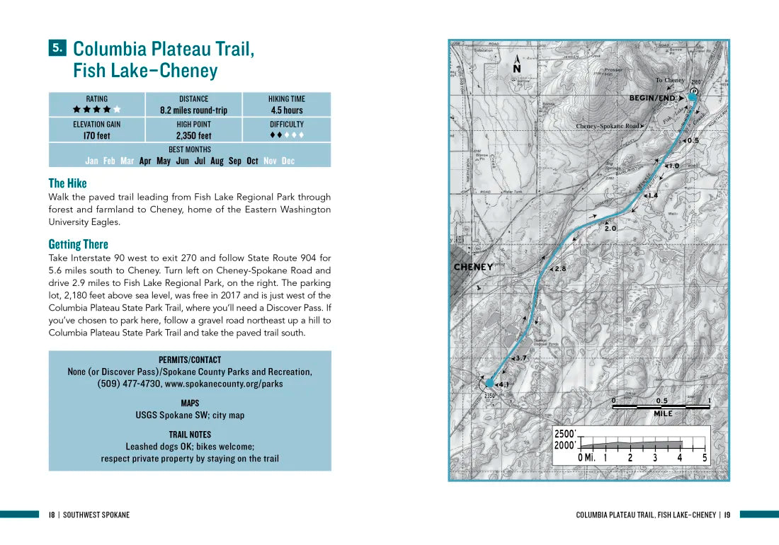 Day Hike Inland Northwest: Spokane, Coeur d’Alene, and Sandpoint, 2nd Edition US - Paperback / softback