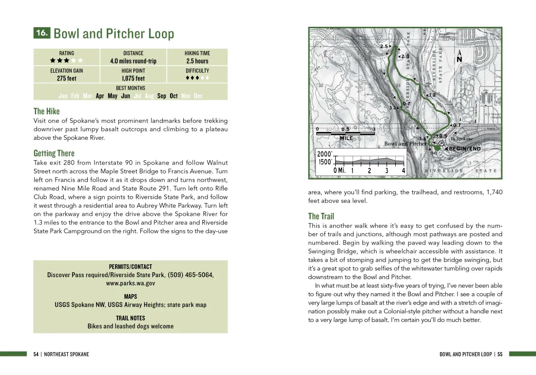 Day Hike Inland Northwest: Spokane, Coeur d’Alene, and Sandpoint, 2nd Edition US - Paperback / softback
