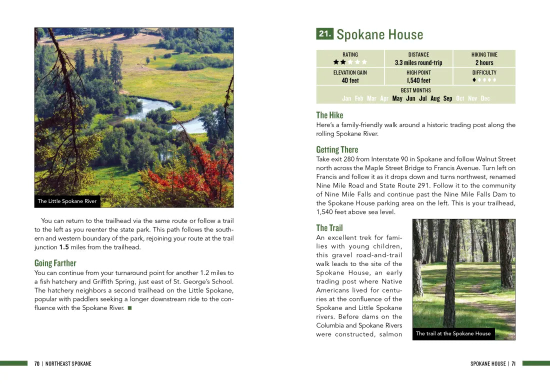 Day Hike Inland Northwest: Spokane, Coeur d’Alene, and Sandpoint, 2nd Edition US - Paperback / softback
