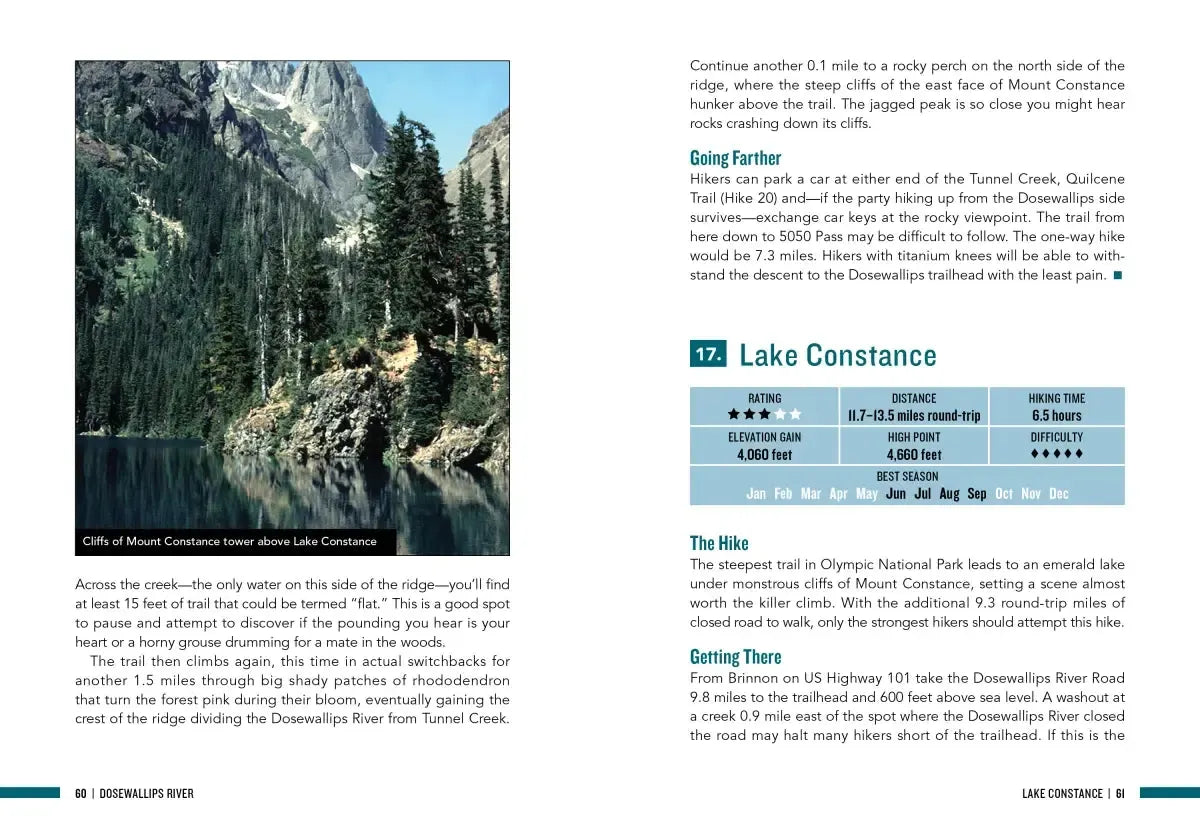 Day Hike Washington: Olympic Peninsula, 5th Edition US - Paperback / softback
