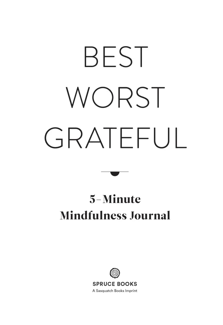 Best Worst Grateful - Color Block US - Diary or journal