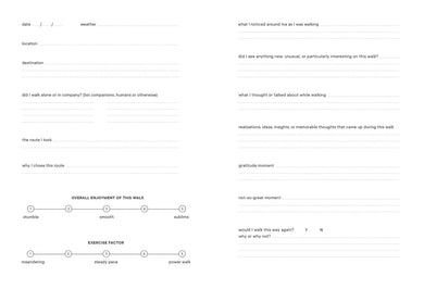 My Walking Life US - Diary or journal