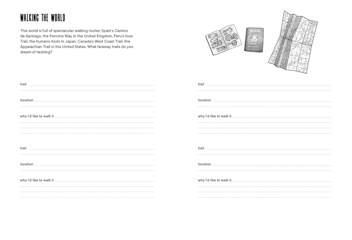 My Walking Life US - Diary or journal