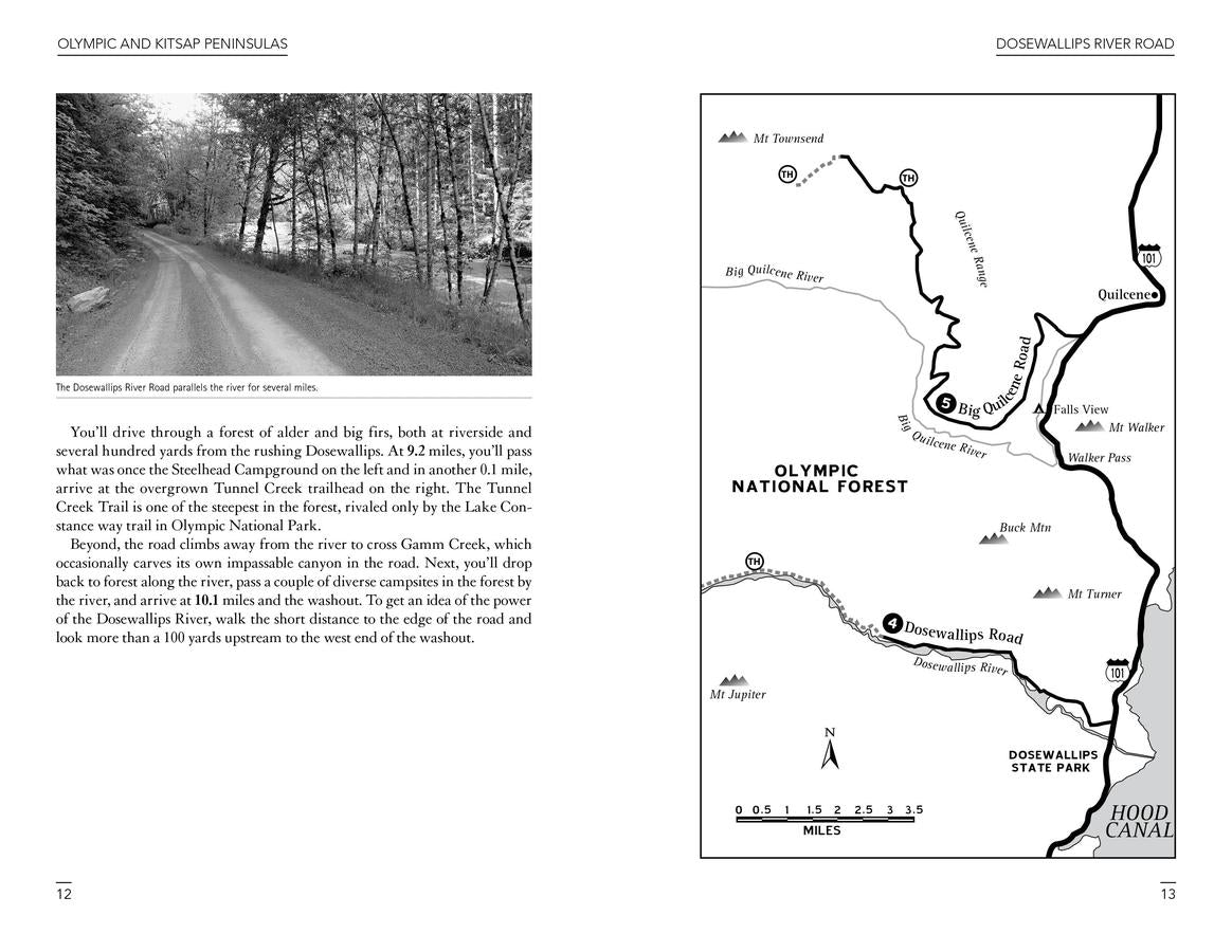 Wild Roads Washington, 2nd Edition US - Paperback / softback