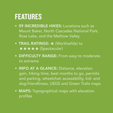 Day Hike Washington: North Cascades, 5th Edition US - Paperback / softback