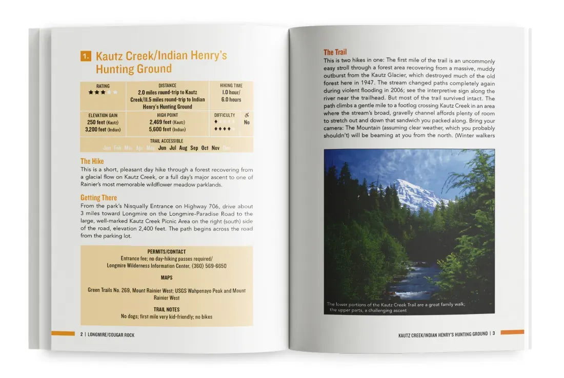 Day Hike Washington: Mount Rainier, 5th Edition US - Paperback / softback
