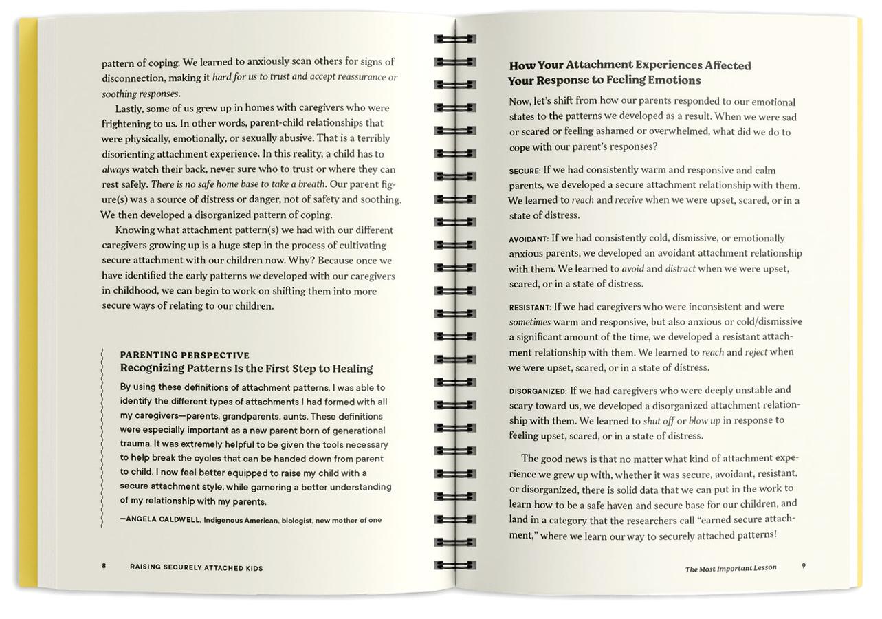Raising Securely Attached Kids US - Spiral bound