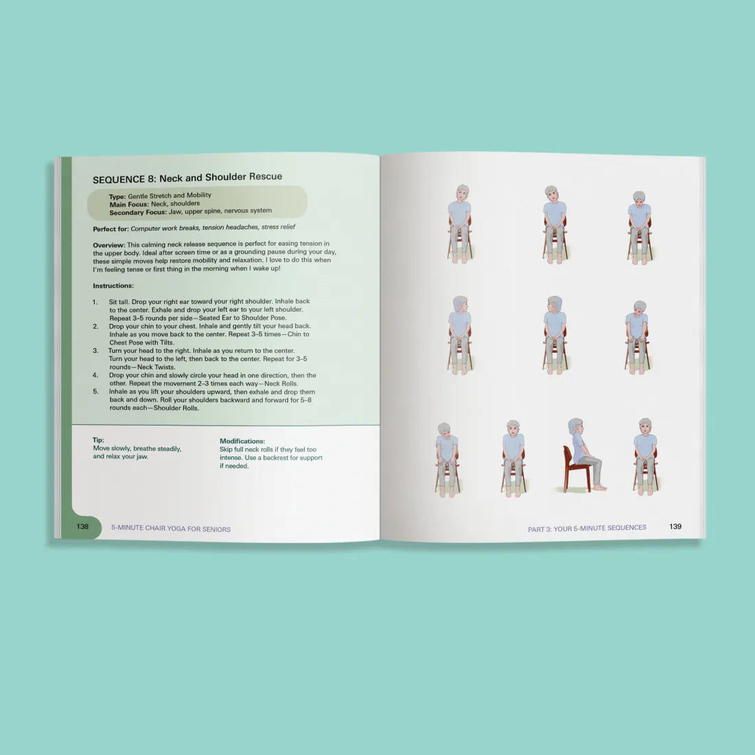 5-Minute Chair Yoga for Seniors US - Paperback / softback