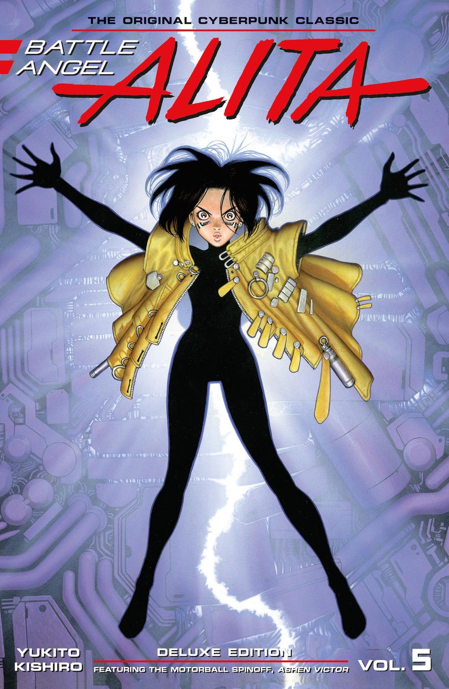 Battle Angel Alita Deluxe 5 (Contains Vol. 9 & Ashen Victor)-Manga and East Asian style / tradition comic books-買書書 BuyBookBook