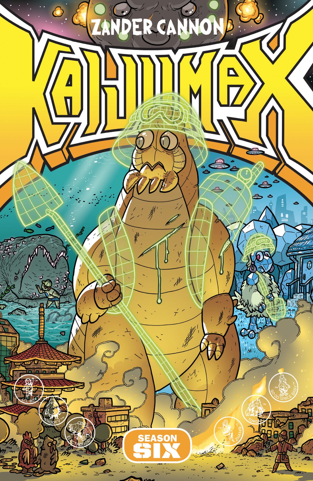 Kaijumax Season 6: For All Mankind cover (ISBN 9781637150498)