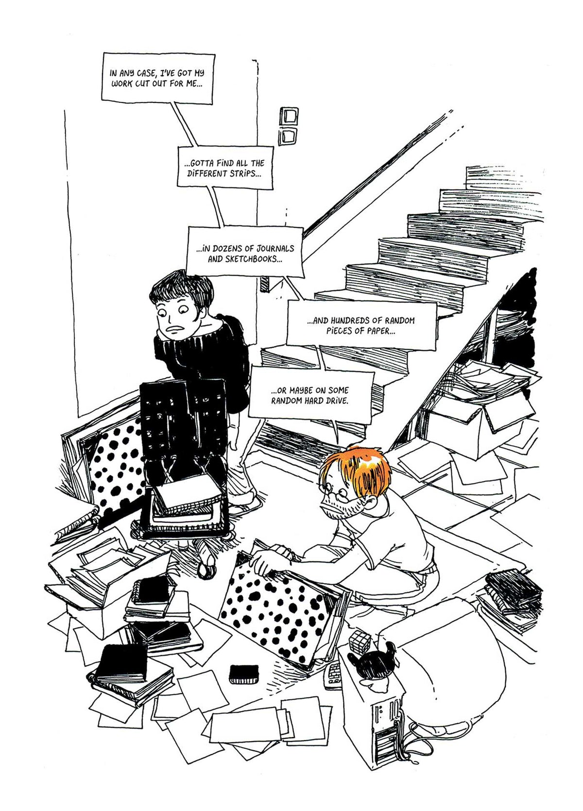 Boulet's Notes: Back in Time interior 2 (ISBN 9781637150986)