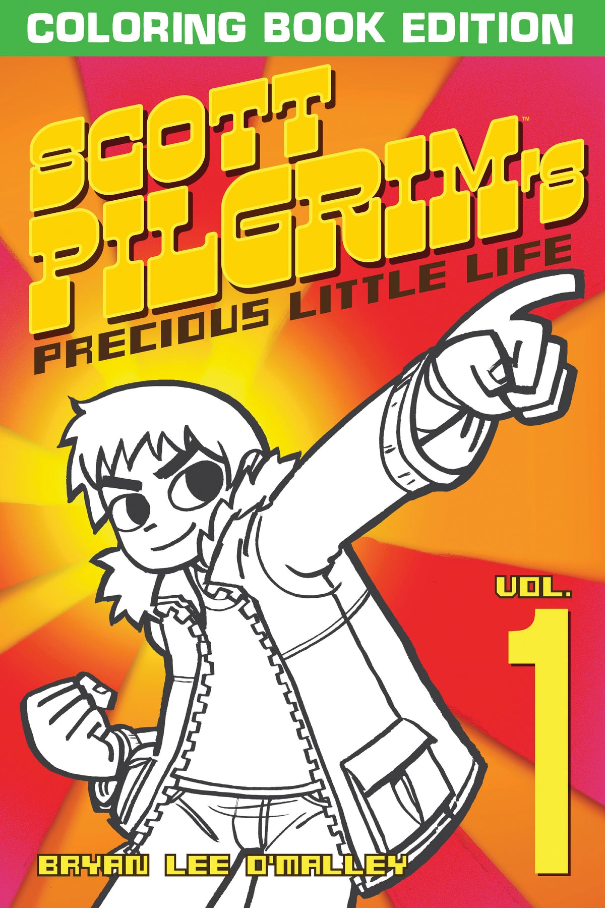 Scott Pilgrim's Precious Little Life Coloring Book cover (ISBN 9781637154939)
