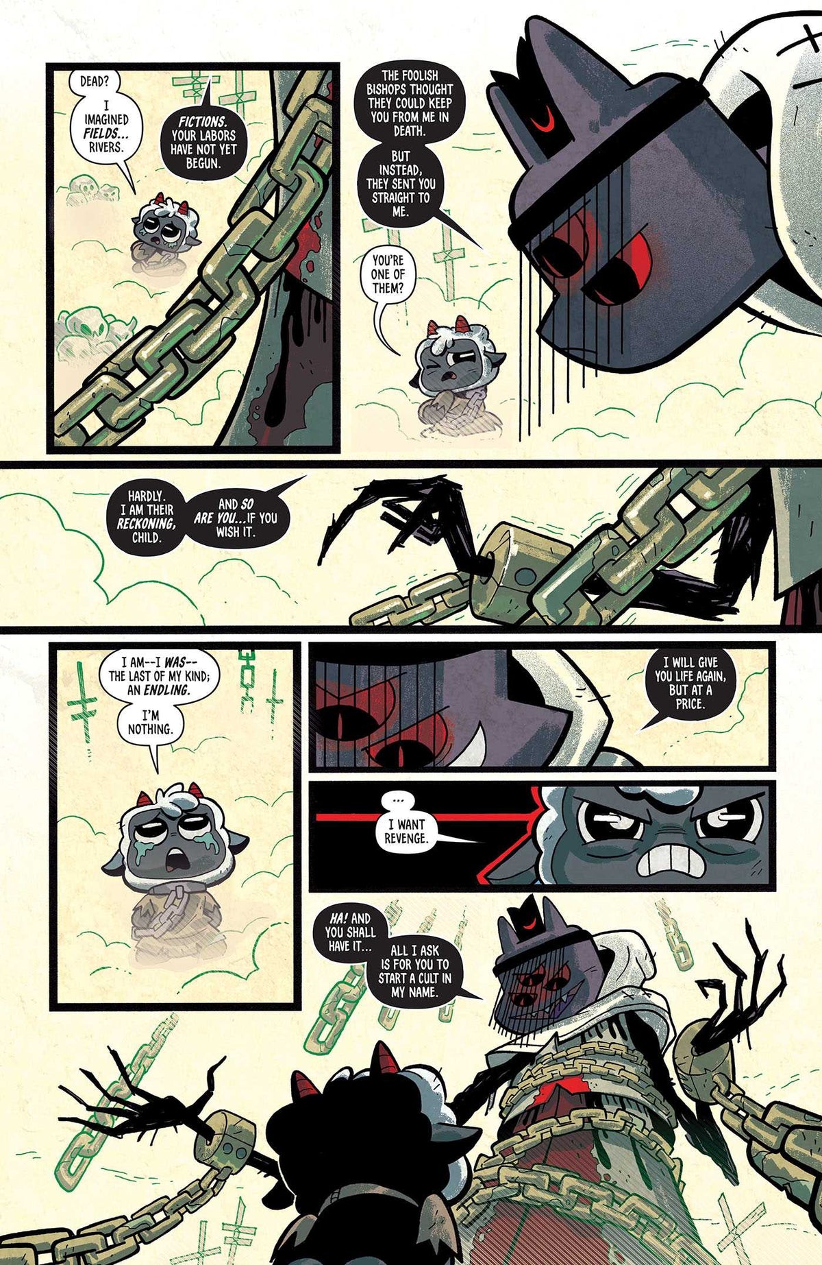Cult of the Lamb Vol. 1: The First Verse interior 8 (ISBN 9781637155226)