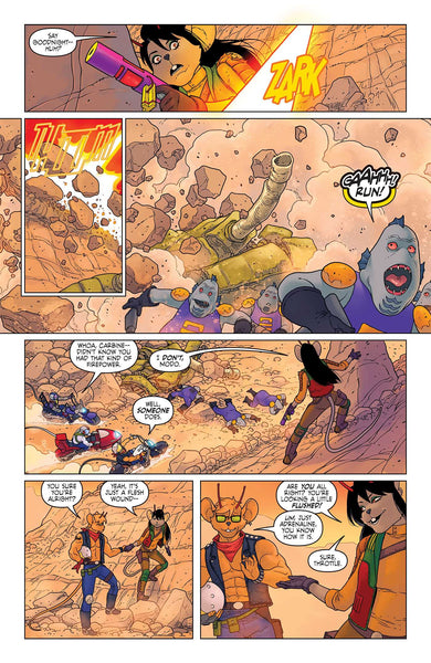 Nacelleverse Vol. 1: Biker Mice from Mars & RoboForce interior 7 (ISBN 9781637157572)