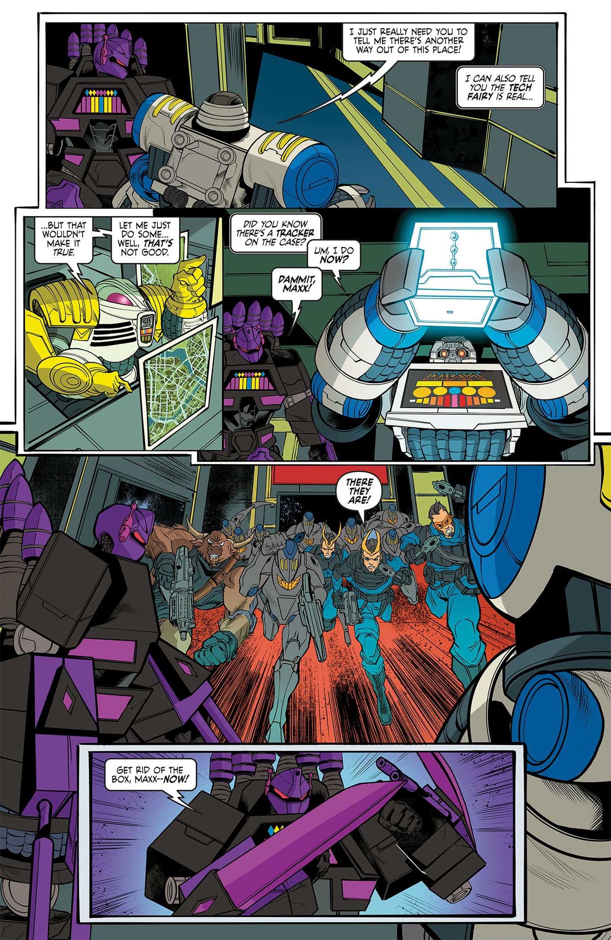 Nacelleverse Vol. 1: Biker Mice from Mars & RoboForce interior 6 (ISBN 9781637157572)