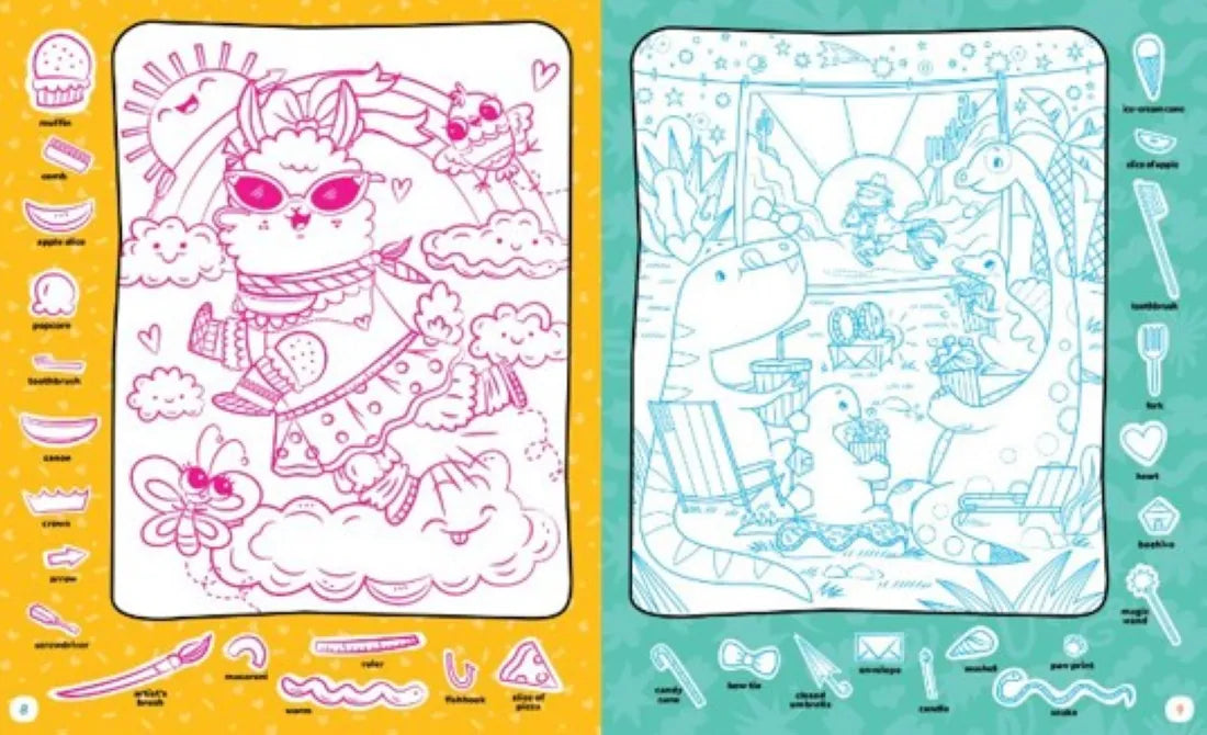 Neon Super Cute Puzzle and Play US - Hardback