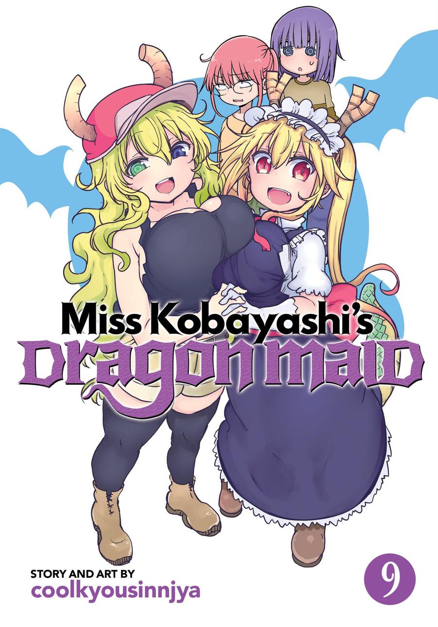 Miss Kobayashi's Dragon Maid Vol. 9-Manga and East Asian style / tradition comic books-買書書 BuyBookBook