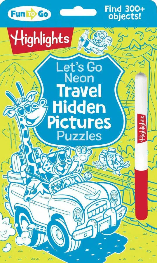 Let's Go Neon Travel Hidden Pictures Puzzles-Children’s / Teenage general interest: Places and peoples-買書書 BuyBookBook