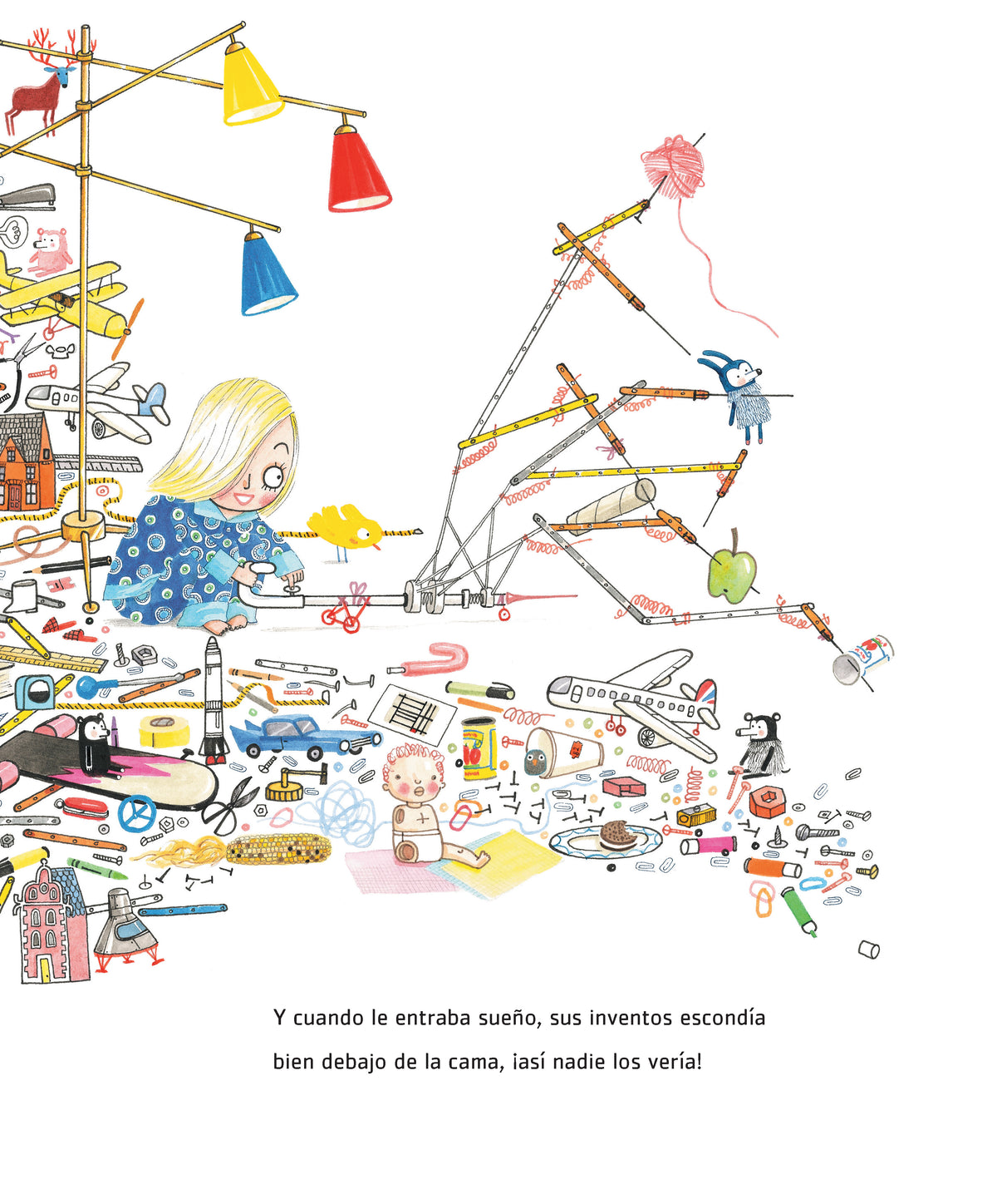 Rosa Pionera, ingeniera / Rosie Revere, Engineer interior 1 (ISBN 9781644730362)