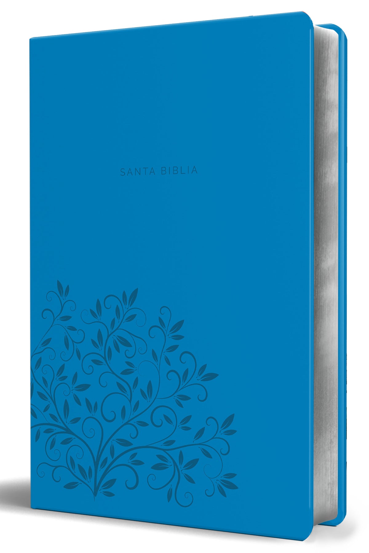 Biblia Reina Valera 1960 letra grande. Símil piel azul, tamaño manual / Spanish Holy Bible RVR 1960. Handy Size, Large Print, Blue Leathersoft cover (ISBN 9781644731024)