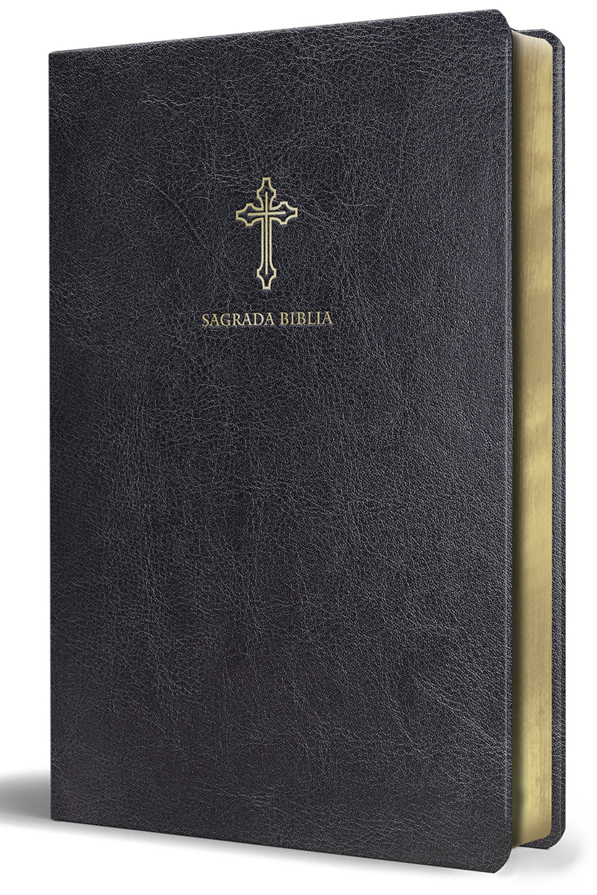 Biblia Católica en español. Símil piel negro, tamaño pequeño / Catholic Bible. Spanish-Language, Leathersoft, Black, Compact cover (ISBN 9781644731628)
